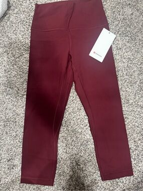 lululemon athletica Kids Burgundy High-Waist Leggings